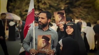 تجمع دختران انقلاب در میدان فلسطین تهران پس از عملیات مقتدرانه موشکی وعده صادق 2