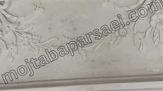 اجرای جدیدترین گچبری سقف پذیرایی - مجتبی پارسایی