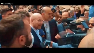 پرواز تهران - بیروت با خلبانی قالیباف | سخنرانی پای آوارهای جنگ