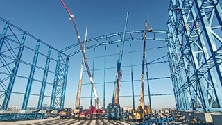 ساخت سازه فلزی سنگین در تبریز، اردبیل ،سوله سنگین در تبریز