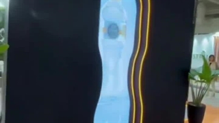 غرفه آب معدنی میوا مزین به تلویزیون شهری ستونی