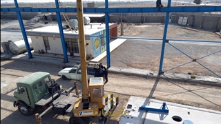 پروژه ساخت سوله پل جرثقیل برای کارگاه تیرچه بلوک