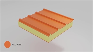 انواع رنگ های ساندویچ پانل سقفی