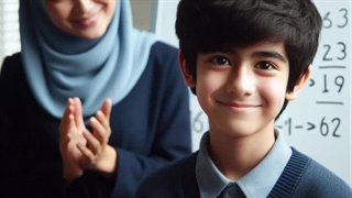 بچه ای که ریاضی بلد شد