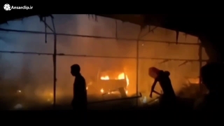 تصاویر هولناک از زنده سوختن آوارگان فلسطینی در بیمارستان شهدای الاقصی در غزه