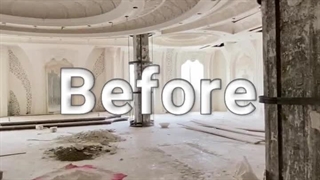 طراحی و اجرای داخلی تالار تشریفاتی مارینا