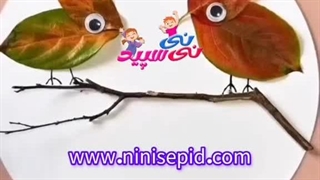 کاردستی گنجشکهای زیبا