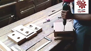 دستگاه آجر پازلی چوبی