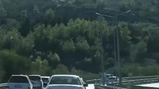 جاده ای زیبا در قبرس.