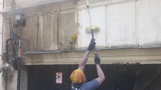 شستشوی دیوار با واترجت