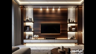 تی وی وال با نمای سنگ آجر محبوب ترین و مدرن ترین طرح