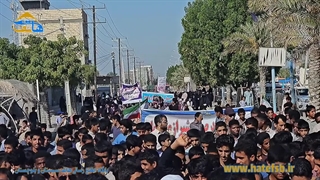 راهپیمایی 13 آبان در زرآباد