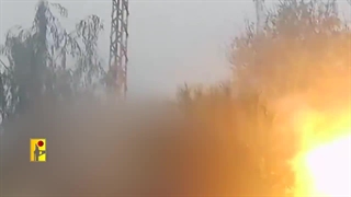 آتش سنگین موشک و کاتیوشای حزب الله لبنان بر مقرهای صهیونیست ها - طوفان الاقصی