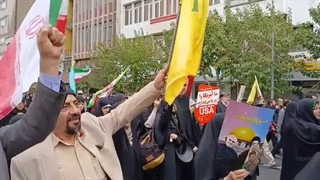 راهپیمایی 13 آبان 1403 - روبروی لانه جاسوسی - مسجد ولیعصر - شهرک محلاتی