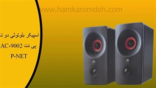 اسپیکر بلوتوثی دو تکه AC-9002 پی نت P-NET