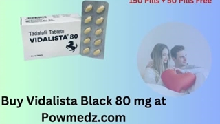 Buy Vidalista 80 Black Online Pills | Tadalafil 80mg | Powmedz