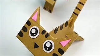 کاردستی گربه زیبا