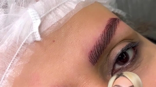 سبک هیر استروک روی تتو قدیمی