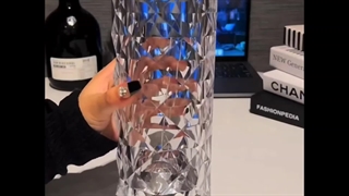 چراغ خواب کریستالی آباژوری هفت رنگ ریموت دار