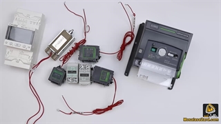 مدار رله ارت فالت با کلید اتوماتیک