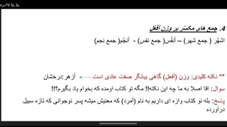 تدریس مبحث اسم تفضیل