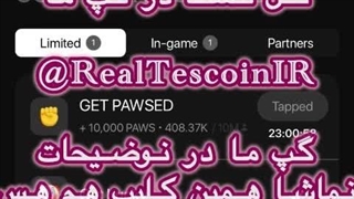 آموزش گرفتن تسک GET PAWSED paws 