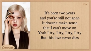 لیریک آهنگ two years از رزی