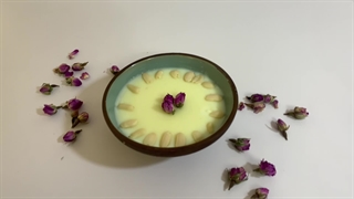 طرز تهیه فرنی با آرد برنج مخصوص