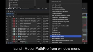 آموزش اسکریپت Motion Path Pro افترافکت + دانلود
