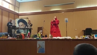 اجرای رزیتا دغلاوی‌ نژاد ملکه زیبایی کشورمان در جشن شب یلدا ۱۴۰۳