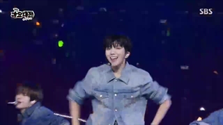 کاور آهنگ Love me right از اکسو توسط گروهای پسر روکی‌ها  در فستیوال SBS Gayo 2024