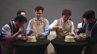 آشپزی با بازیگران سریال بازی ماهی مرکب 2 | تست مهارت های اولیه بازیگران ^