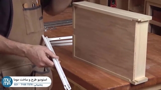 نصب ریل چوب با یراق آلات با کیفیت