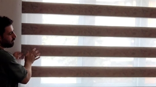 دگرگونی شگفت‌انگیز دکوراسیون داخلی با پرده‌های زبرا | قبل و بعد