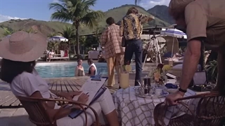 Margaux Hemingway—“Killer Fish” (1979), Pool Scene