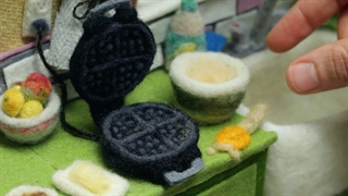 FELT STOP MOTION مجموعه صبحانه/asmr