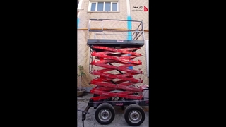 حرکت بالابر 6 متری آکاردئونی