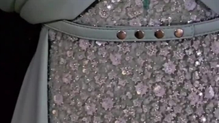 لباس مجلسی دخترانه | سبز آدامسی، لطافت ساتن، درخشش پولک... چه ترکیبی دلنشینی! 