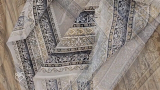 فرش 1200شانه  طرح اریا نقره ای کلکسیون پگاه کد002