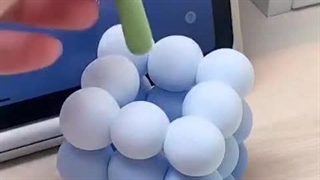 درست کردن گلدان و گل با خمیر کلی