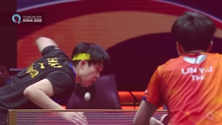 خلاصه بازی تنیس روی میز وانگ چوچین و لین یون-جو دوحه 2025