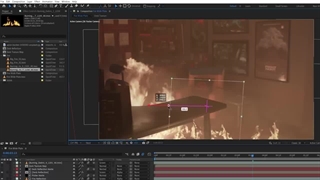 ساخت آتش واقعی با جلوه‌های ویژه در افتر افکت - Realistic Fire with VFX