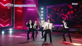 کاور بوی نکس دور و زیر بیس وان اهنگاشونو تو اجرا نوشته