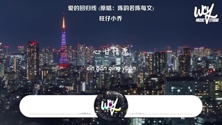 旺仔小乔 - 爱的回归线 (原唱：陈韵若/陈每文)「在爱的回归线，有期待终会又相见」(4k Video)【動態歌詞/pīn yīn gē cí】#旺仔小乔 #爱的回归线 #陈韵若 #陈每文 #動態歌詞