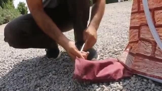 نحوه باز و بستن چادر