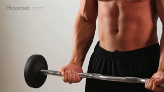 How to Do a Barbell Curl _ Arm Workout