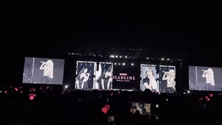 اجرای آهنگ see u later از بلک پینک در روز دوم تور ددلاین