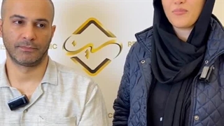 رضایت زوج محترم از کاشت مو و ابروی رنسانس