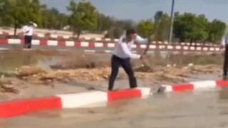 کار قشنگ پلیس ایرانی به‌خاطر مردم