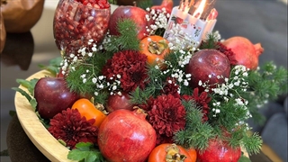 ایده‌ای شیک و متفاوت برای تزئین میز شب یلدا